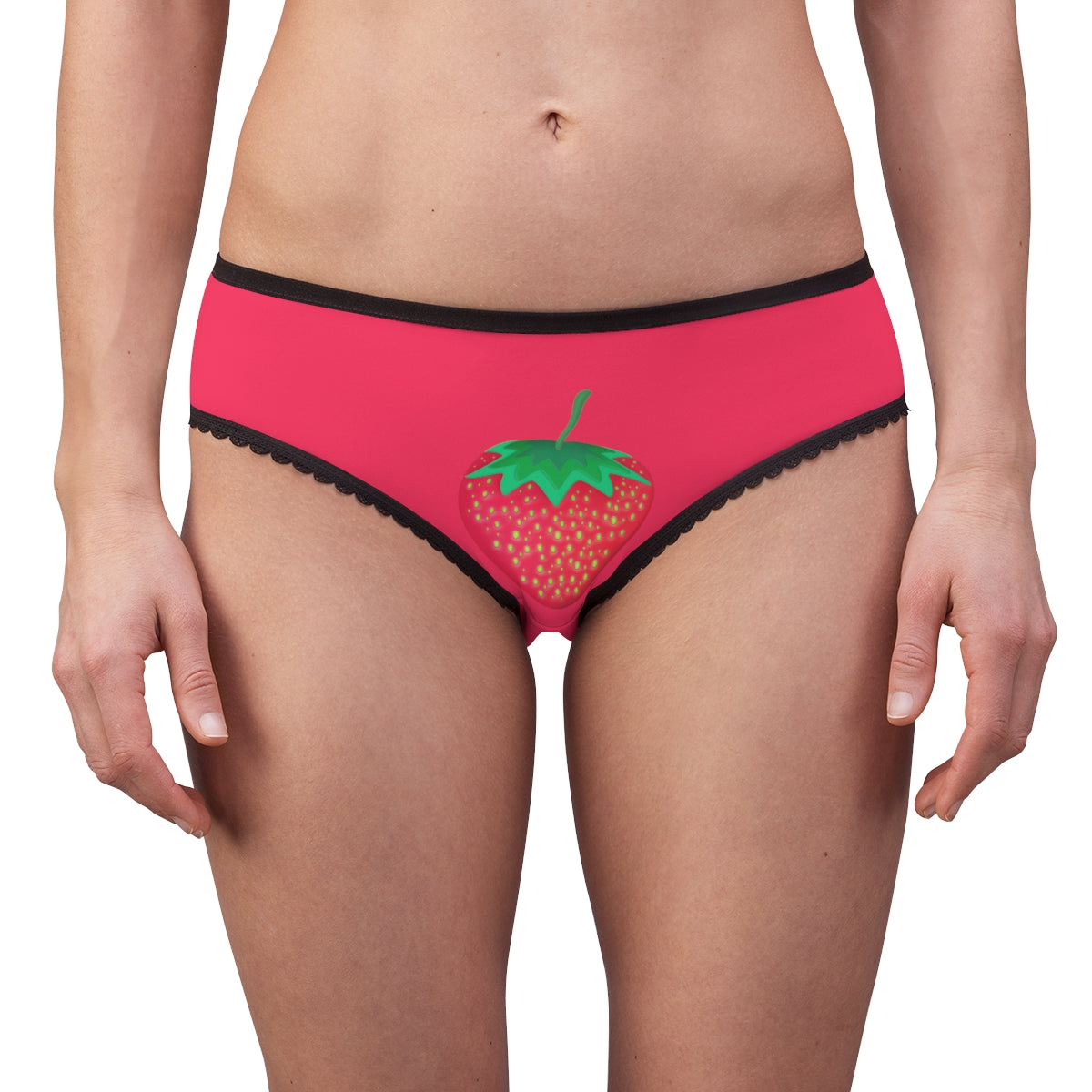 Popping Strawberry  Novelty Fashion Women's Underwear –