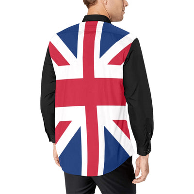 Union Jack British Flag Elegant Long Sleeve Punk Rock Shirt