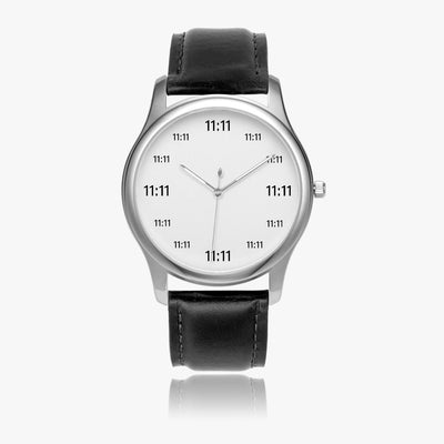 11:11 Eleven Eleven Magic Number Quartz Watch | White