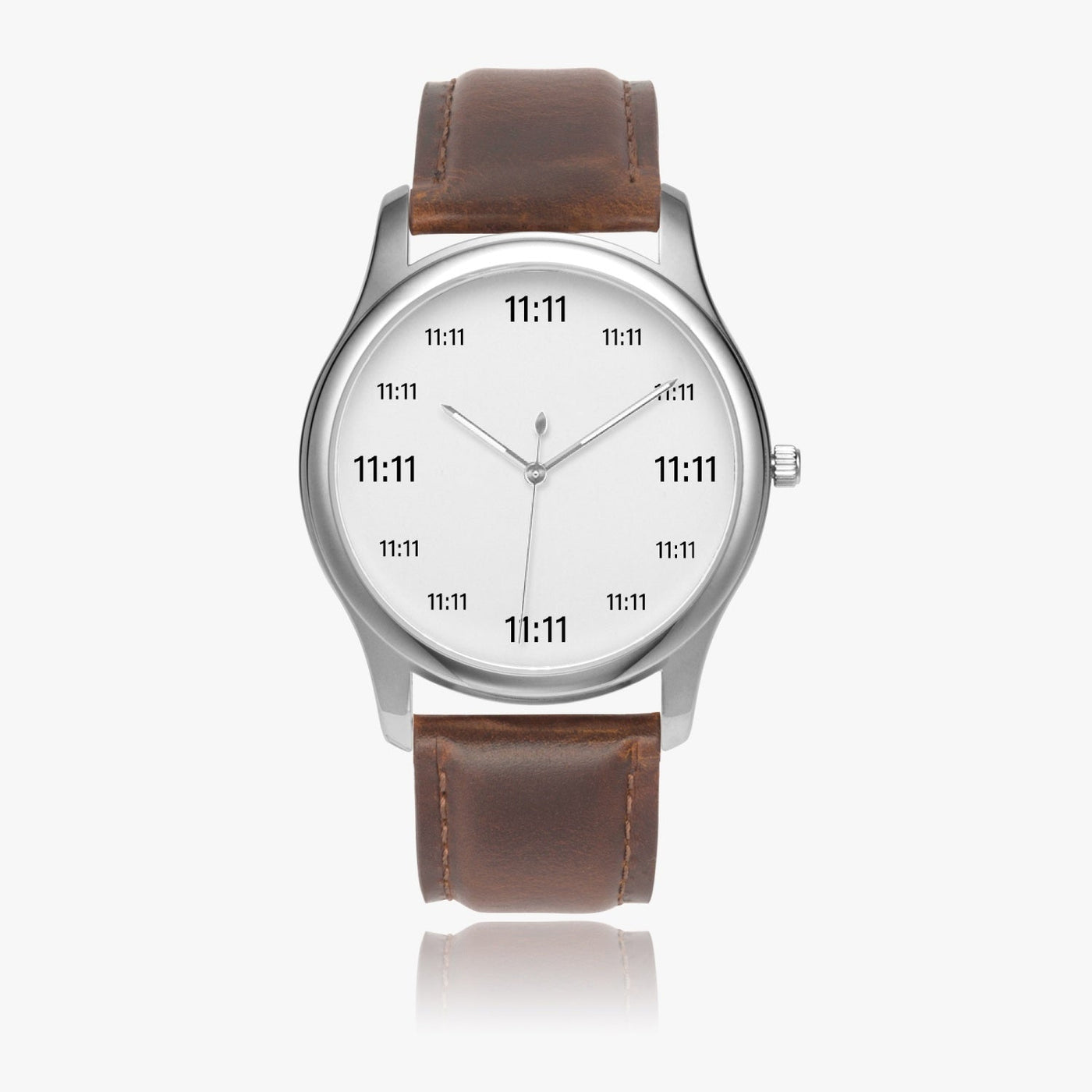 11:11 Eleven Eleven Magic Number Quartz Watch | White