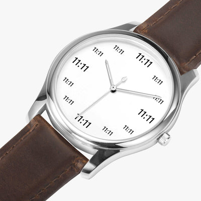 11:11 Eleven Eleven Magic Number Quartz Watch | White