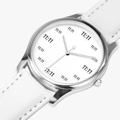 11:11 Eleven Eleven Magic Number Quartz Watch | White