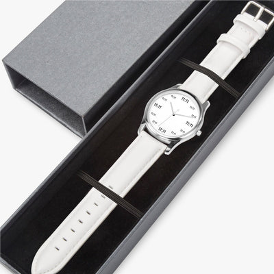 11:11 Eleven Eleven Magic Number Quartz Watch | White