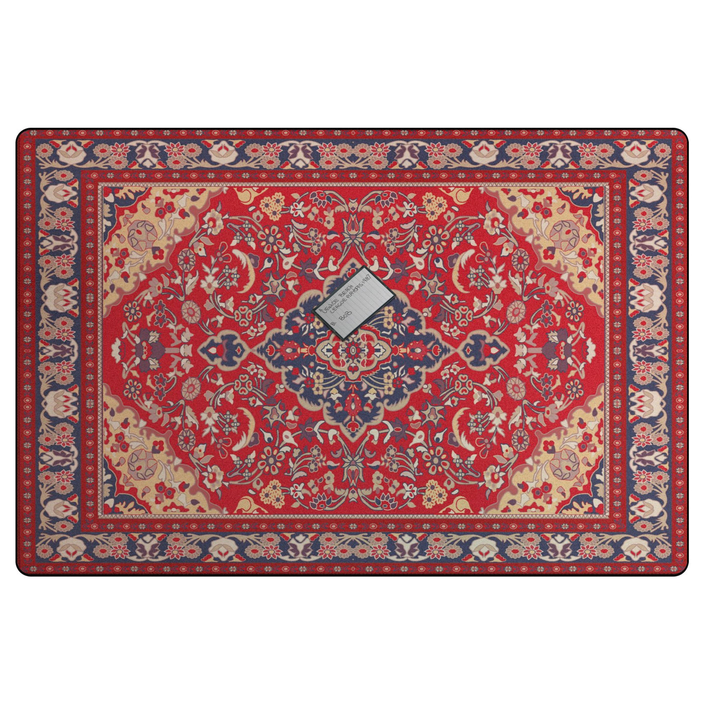 Lebowskis Rug with The Dudes Bowling Tape Living Room Carpet (200cm x 150cm)