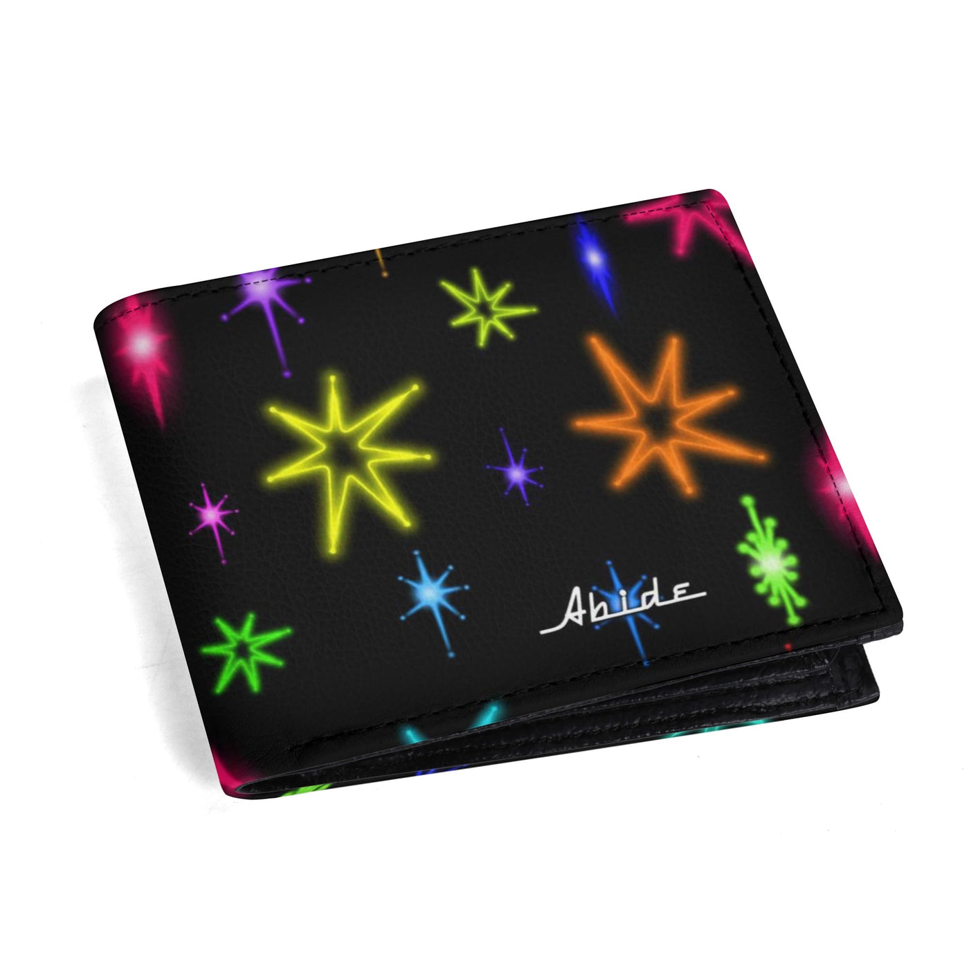 Lebowski's Neon Stars Wallet PU Leather Wallet