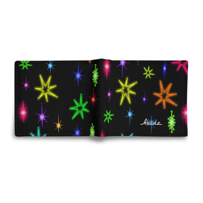 Lebowski's Neon Stars Wallet PU Leather Wallet