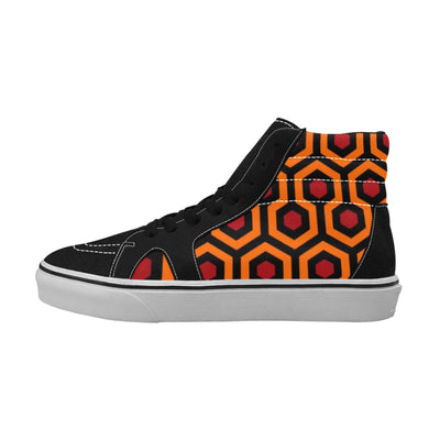 The Shining Shoes - Overlook hotel Carpet | Horror Freak High Top Sk8 Sneakers