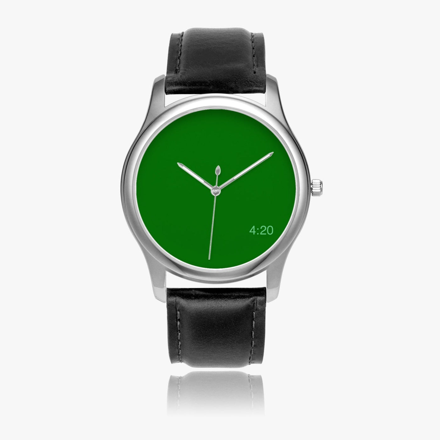 420 Code Green Minimalistic Quartz Watch