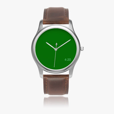 420 Code Green Minimalistic Quartz Watch