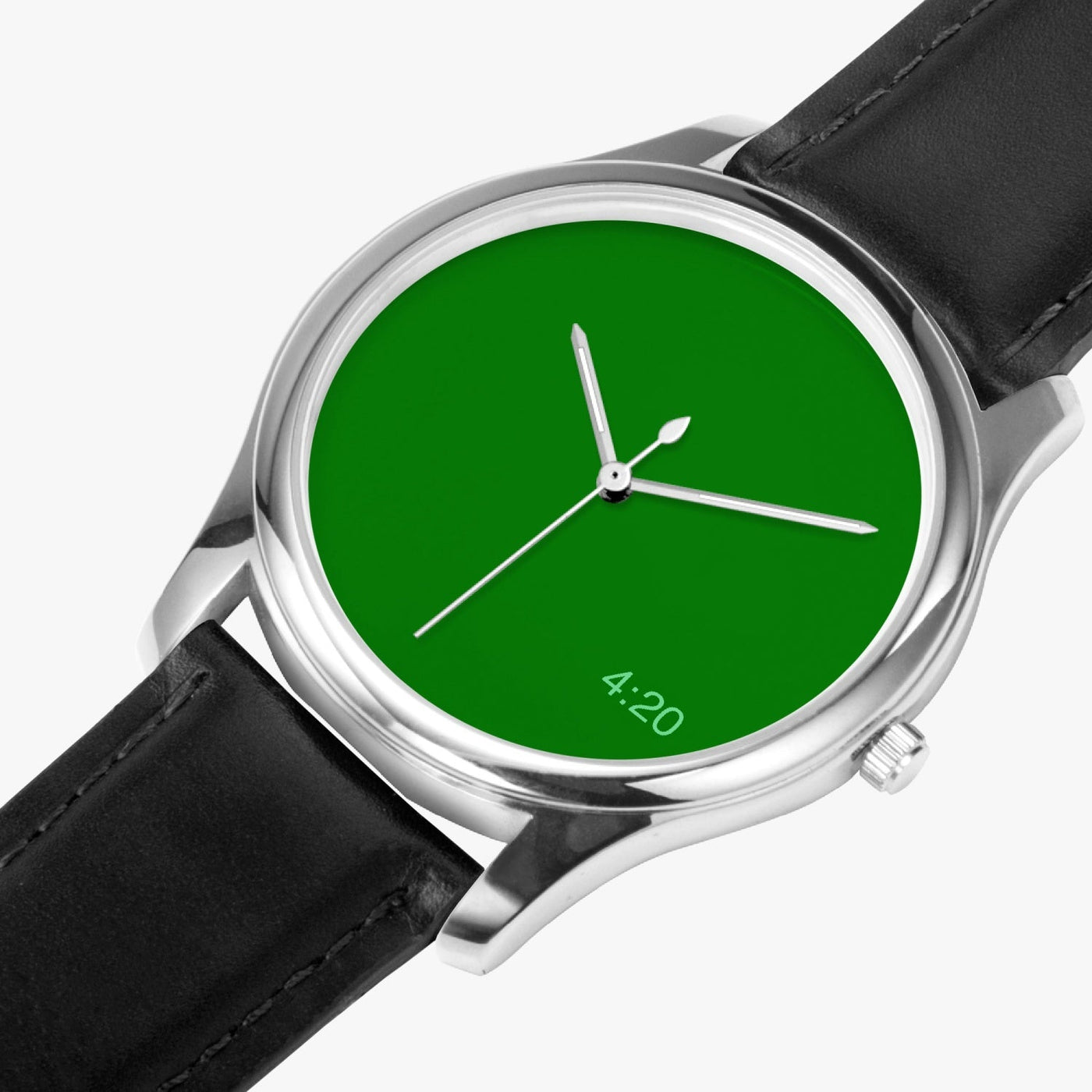 420 Code Green Minimalistic Quartz Watch