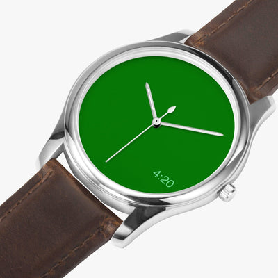 420 Code Green Minimalistic Quartz Watch