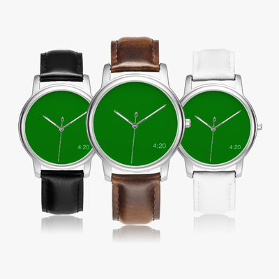 420 Code Green Minimalistic Quartz Watch