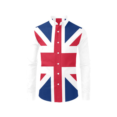 Union Jack British Flag Elegant Long Sleeve Punk Rock Shirt