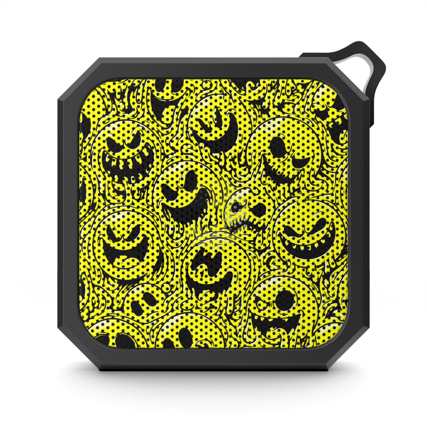 Acid House Melting Wicked Smiley Pattern Retro Pop Blackwater Outdoor Bluetooth Speaker