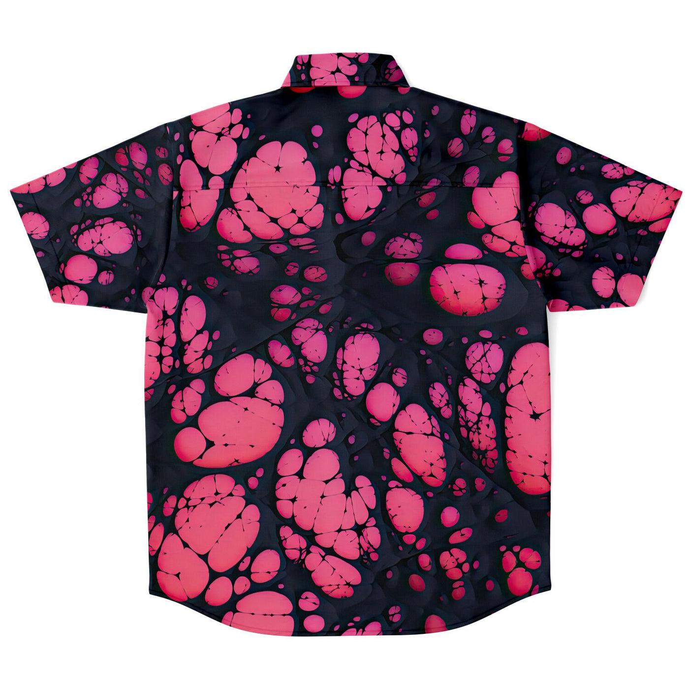 Black & Pink Melted Plastic Effect | Retro pop Short Sleeves Shirt