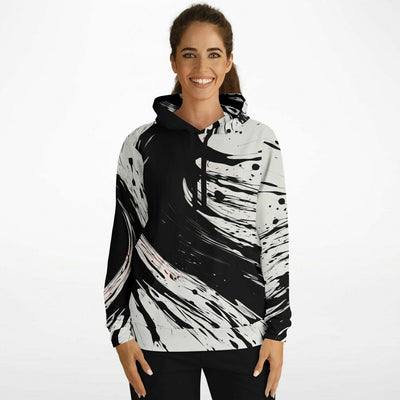Abstract Wave Paint trail Fashion Hoodie
