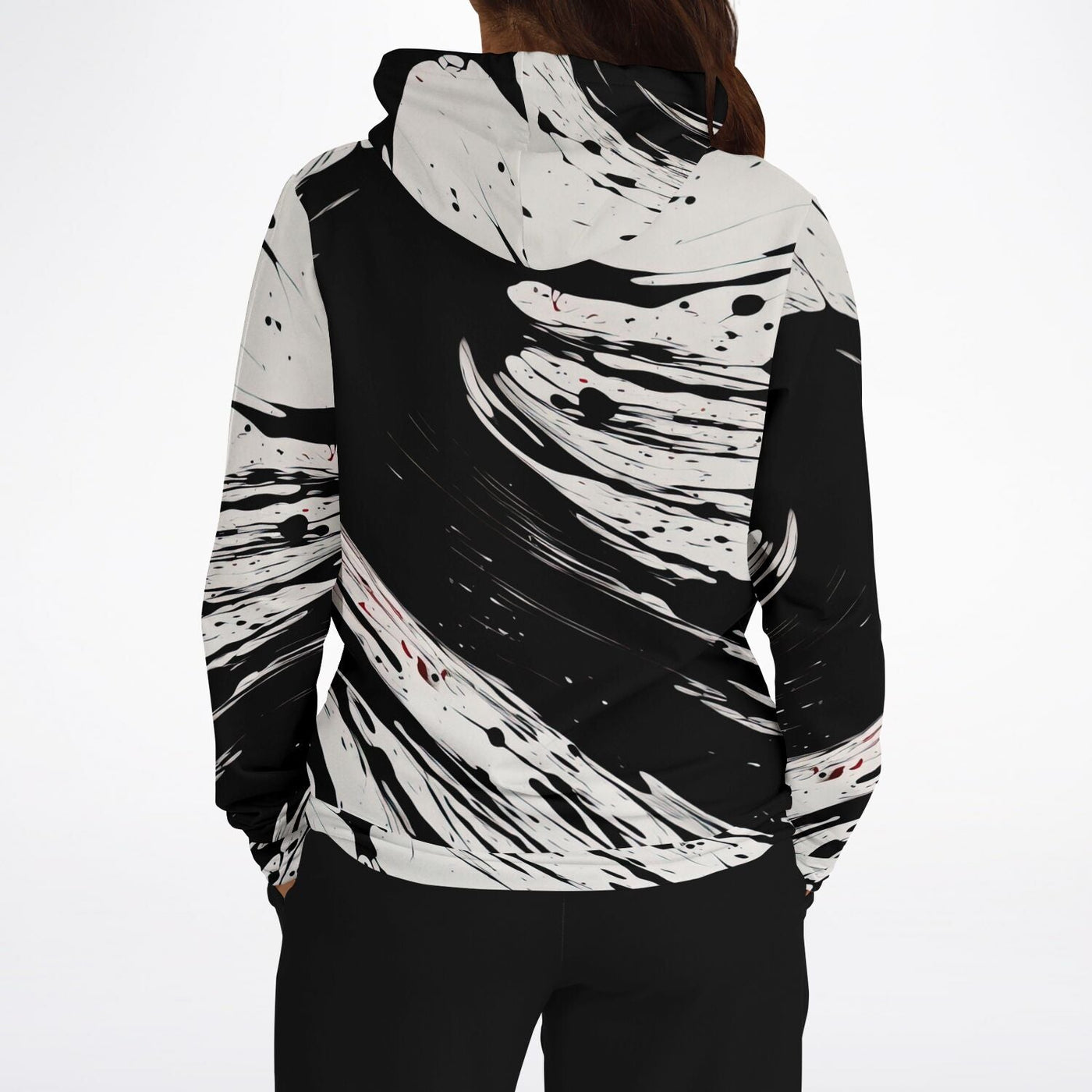 Abstract Wave Paint trail Fashion Hoodie