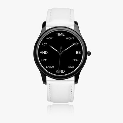 Act Now Motivational Quote Quartz Watch