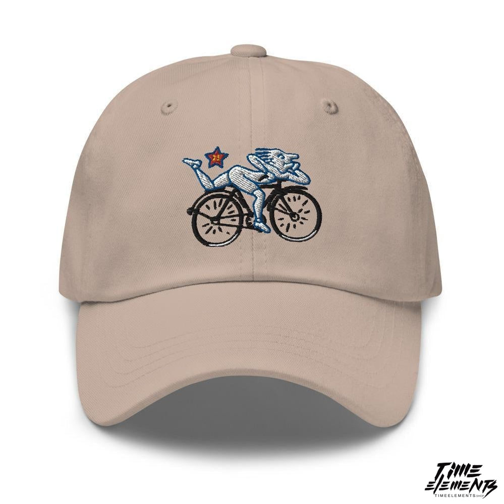 Albert Hofmann Embroidered Dad Hat | Bike Ride 1943
