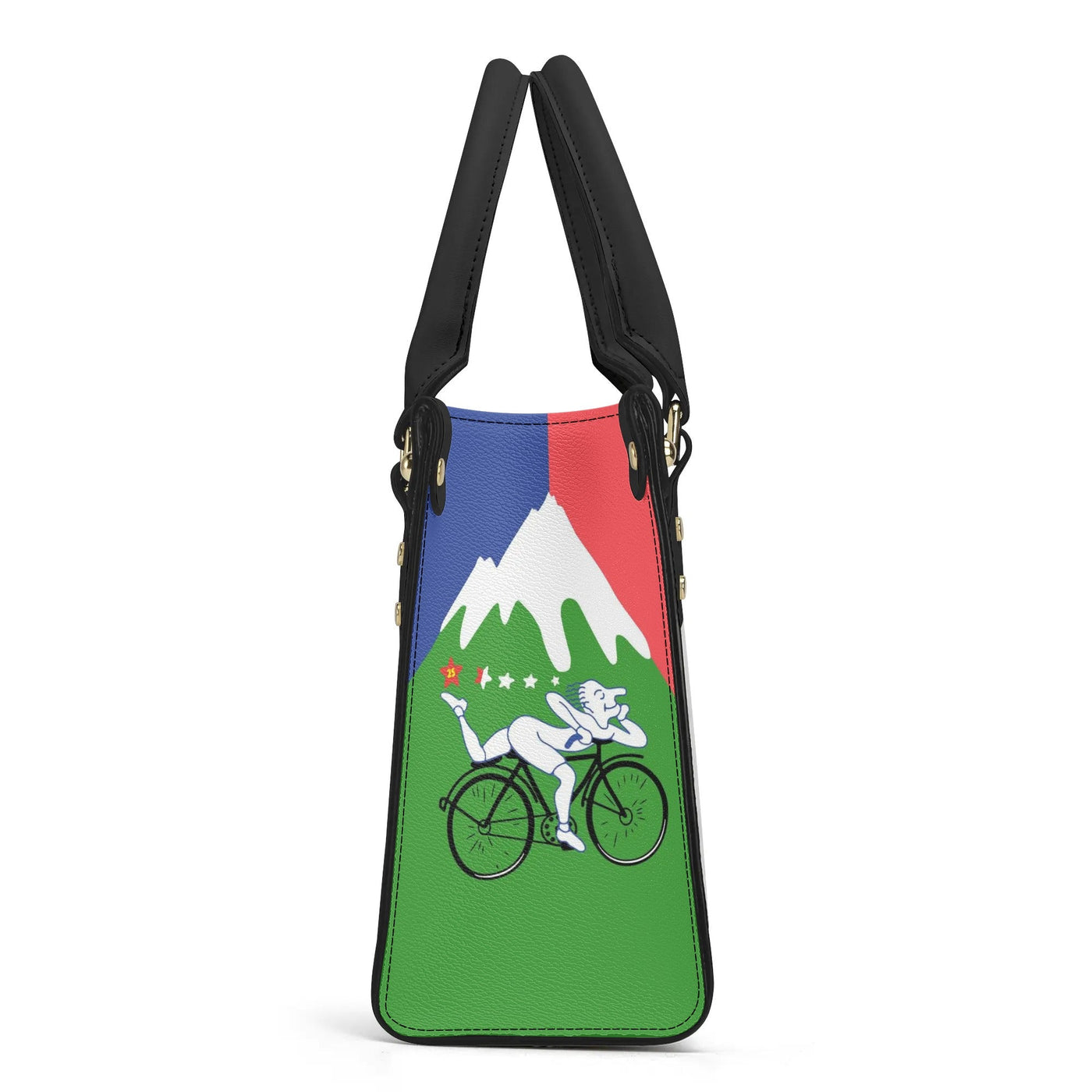 Albert Hofmann Psychedelic Bike Ride luxury PU Handbag