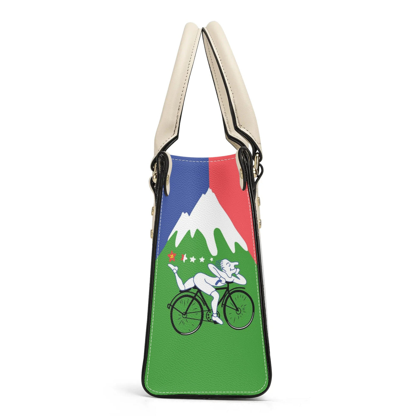 Albert Hofmann Psychedelic Bike Ride luxury PU Handbag