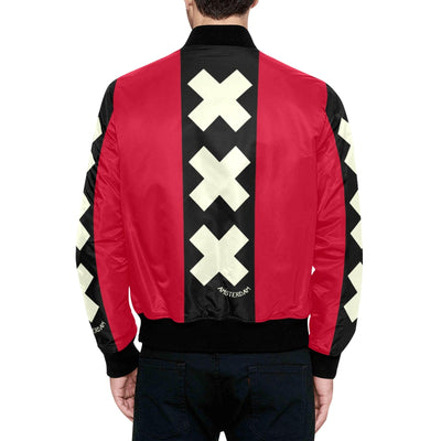 Amsterdam Flag XXX Quilted Bomber Jacket