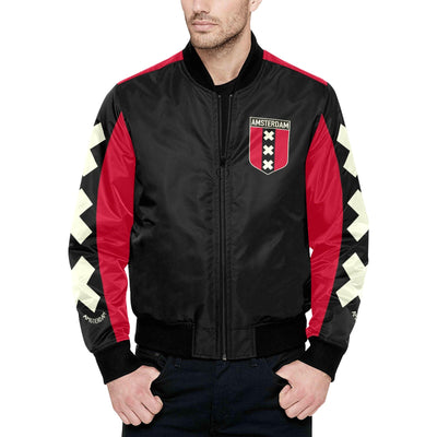 Amsterdam Flag XXX Quilted Bomber Jacket