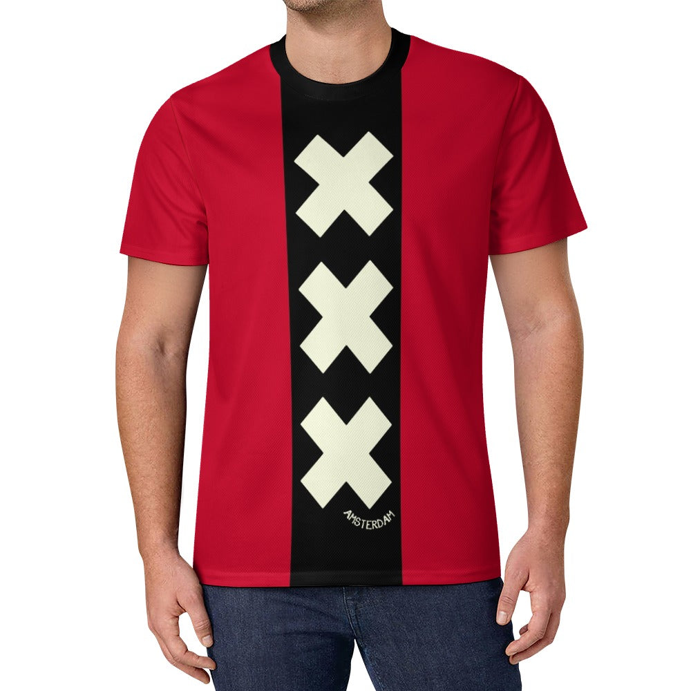 Amsterdam Flag XXX T-Shirt Icy Silk