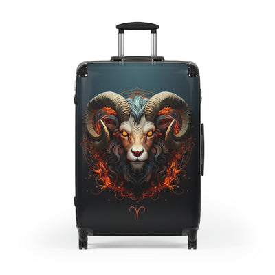 Aries Zodiac Sign Travel Suitcase Luggage (3 sizes)