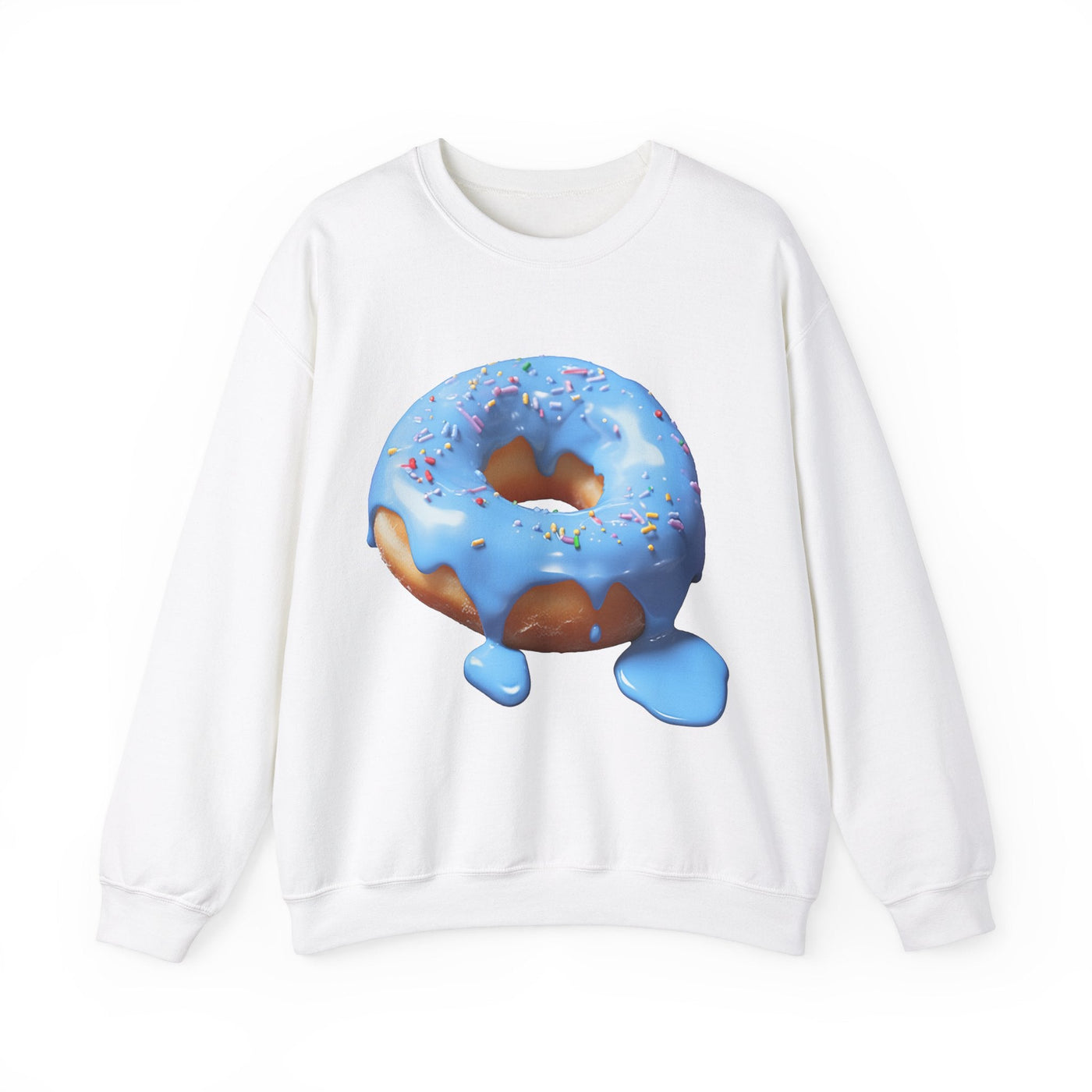 Baby Blue Donut With Meting Glaze Sweatshirt