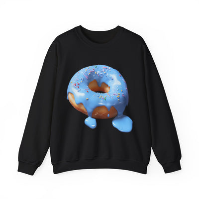 Baby Blue Donut With Meting Glaze Sweatshirt