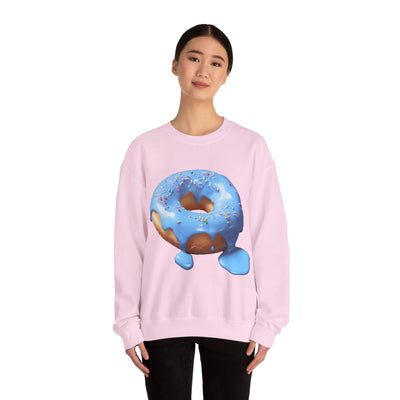 Baby Blue Donut With Meting Glaze Sweatshirt