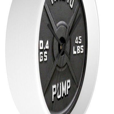 Barbell Wall Clock, Time To Pump - Bodybuilding Motivation