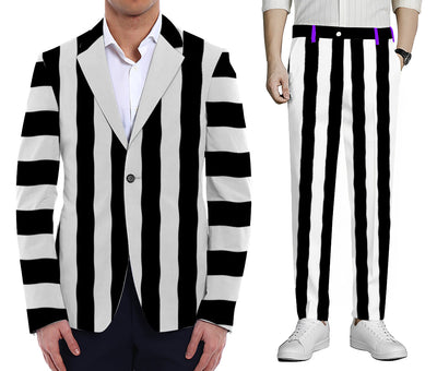 Beetlejuice & Sandworm Blazer Jacket & Dress Pants Outfit