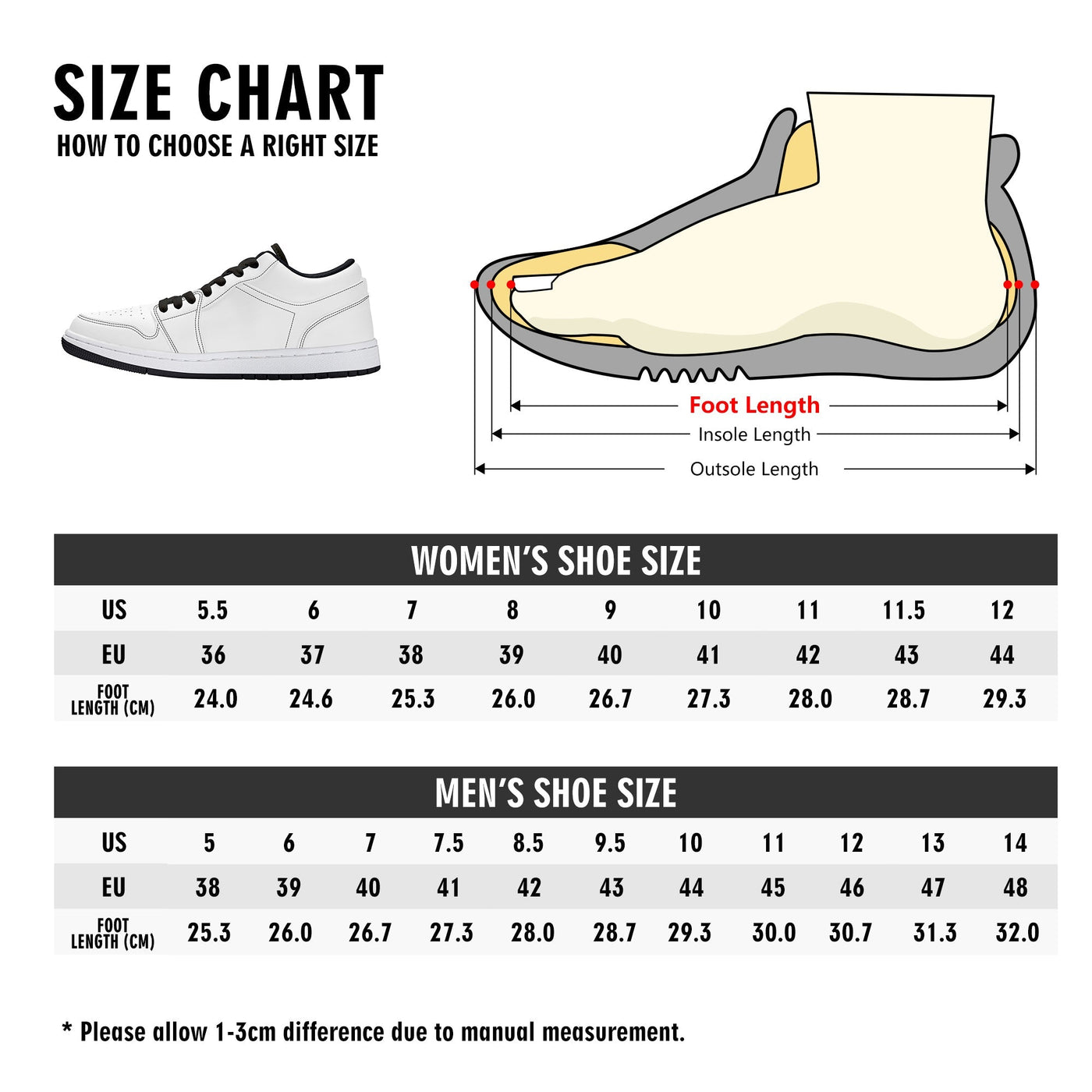 Beetlejuice & Sandworm Low Tops Skateboard Sneakers (Women's Sizes)