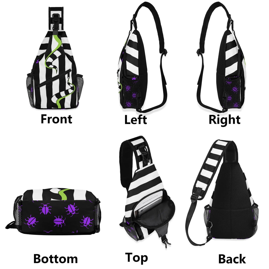 Beetlejuice & Sandworm Sling Crossbody Backpack –