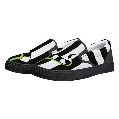 Beetlejuice & Sandworm Slip On Sneakers (Women's sizes)