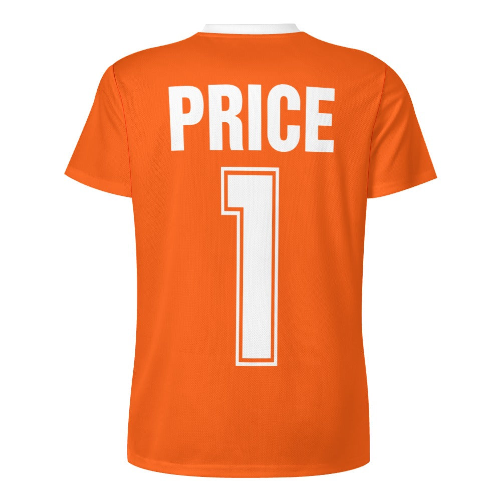 Benji Price #1 Orange Soccer Jersey T-Shirt – Captain Tsubasa Inspired Icy silk Tee
