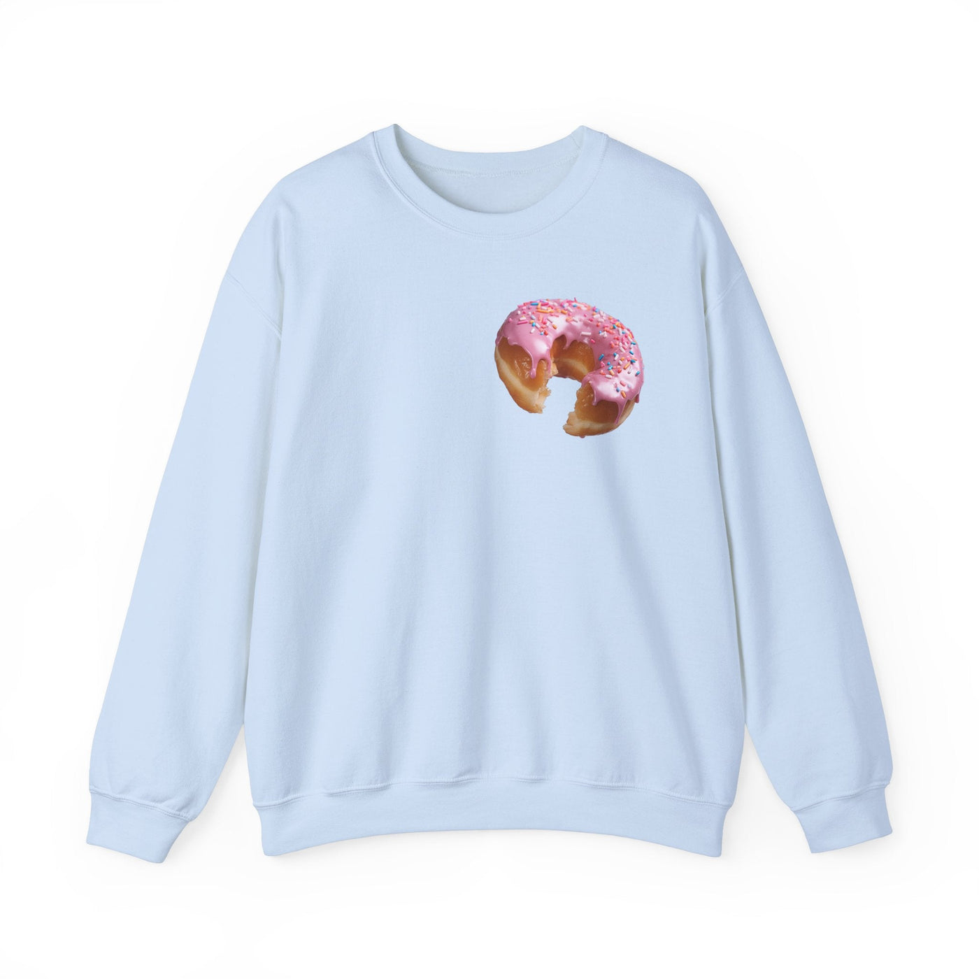 Bitten Donut Breakfast Sweatshirt, Fun Morning Vibes