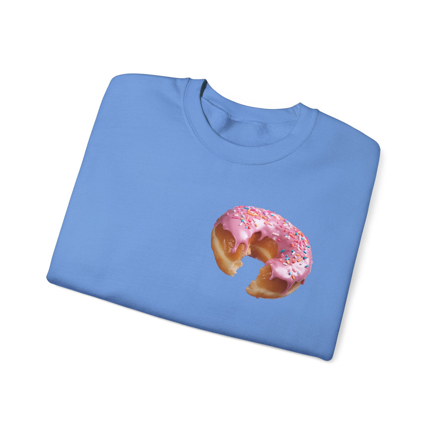 Bitten Donut Breakfast Sweatshirt, Fun Morning Vibes