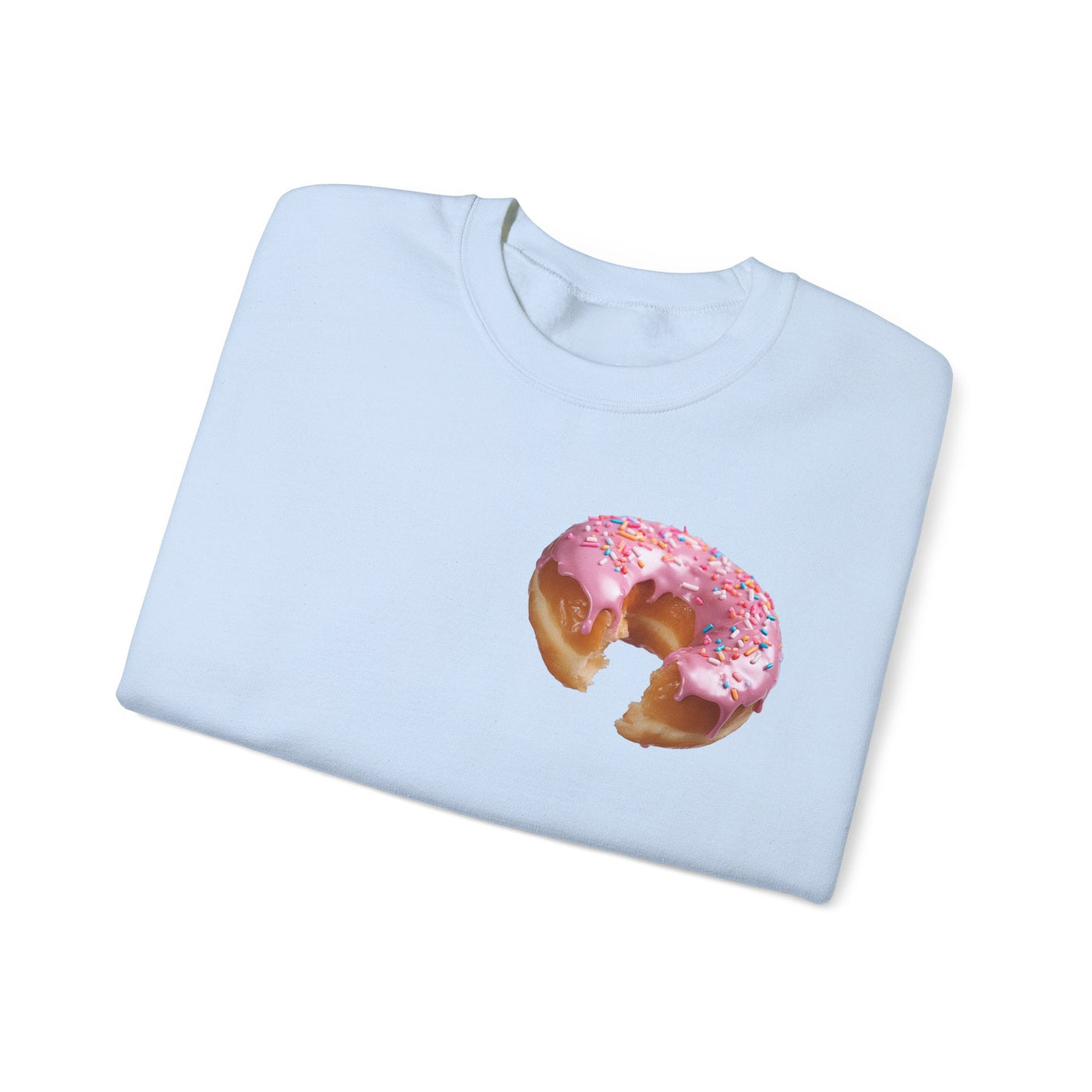 Bitten Donut Breakfast Sweatshirt, Fun Morning Vibes