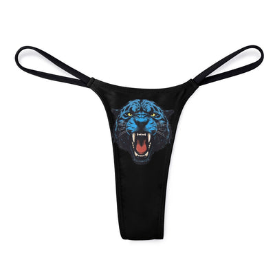 Black Panther Head Thong