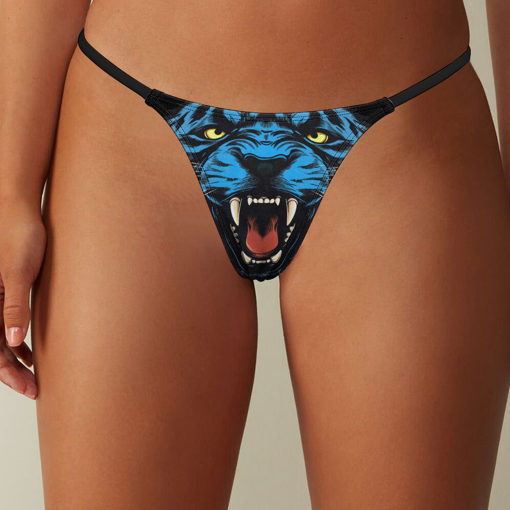 Black Panther Ladies Thong