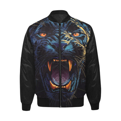 Black Panther Quilted Bomber Jacket