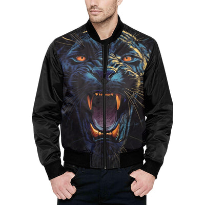 Black Panther Quilted Bomber Jacket