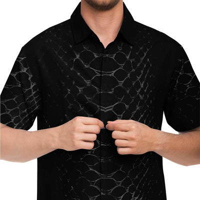 Black Snake Skin Dark Art Short Sleeve Shirt