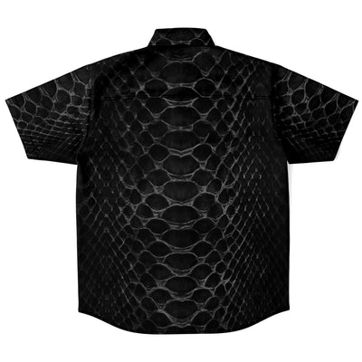 Black Snake Skin Dark Art Short Sleeve Shirt