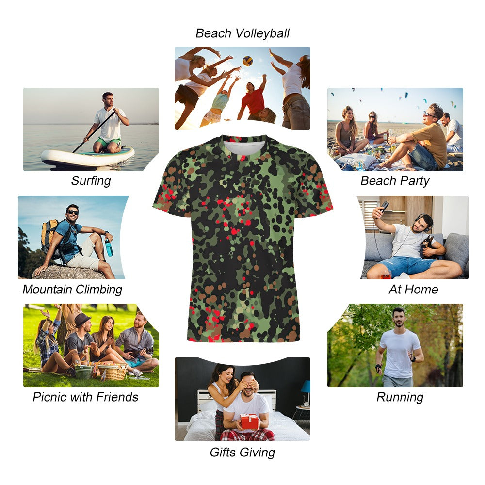Bloody Flecktarn Camo T-shirt Icy Silk