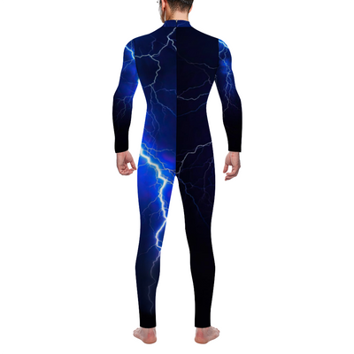 Blue Thunder Zentai Costume Catsuit