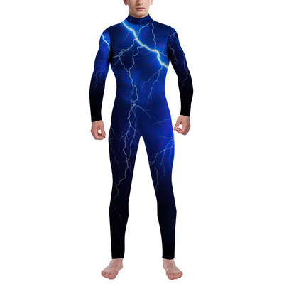 Blue Thunder Zentai Costume Catsuit